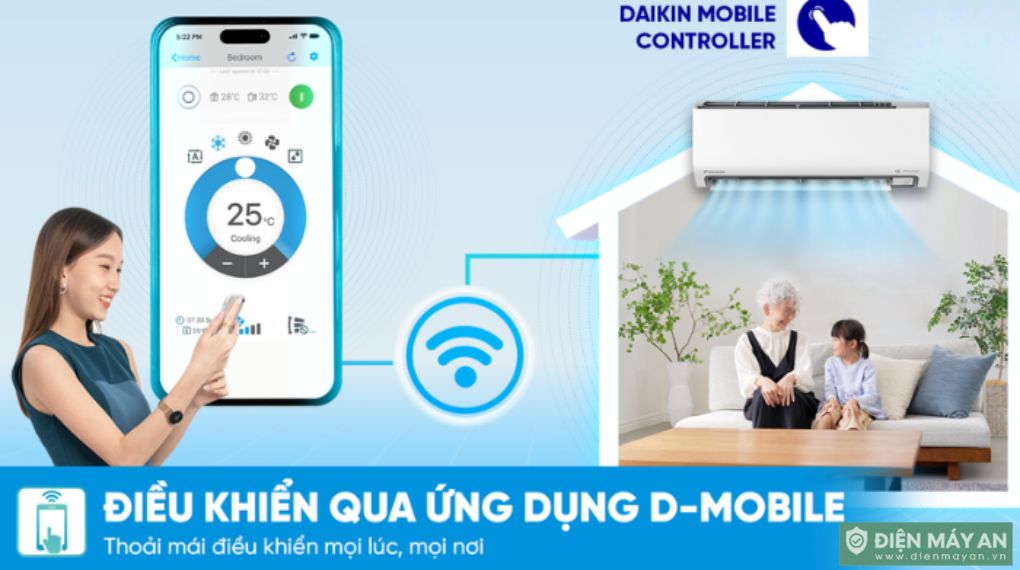 Điều Hòa Daikin Inverter 12000 BTU 1 Chiều FTKY35ZVVMV